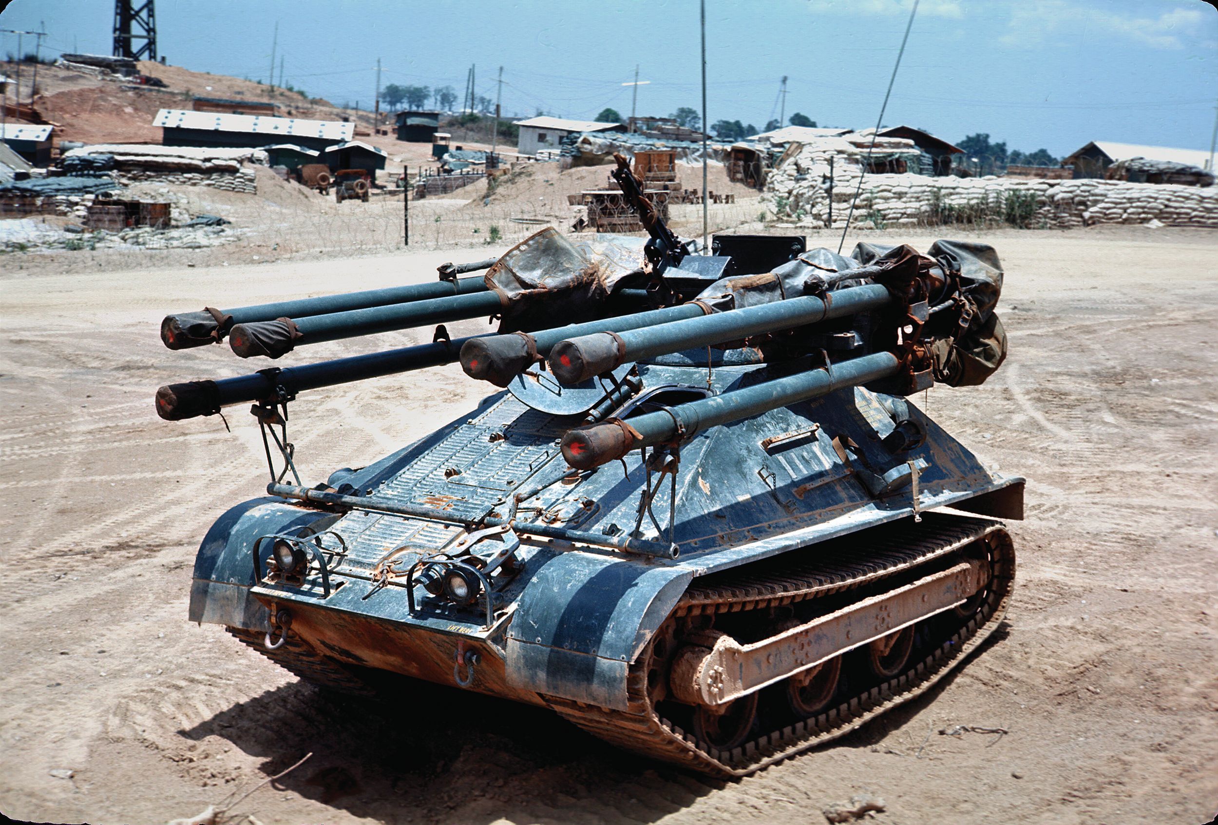 The 106mm self-propelled Ontos (M50A1) proved effective in urban combat for the U.S. Marines in the fight for Hue City, Vietnam,  during the 1968 Tet Offensive.