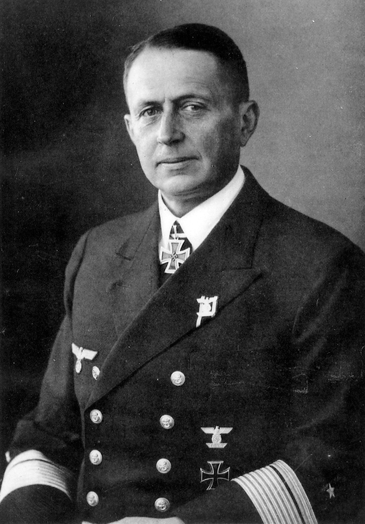 Captain Theodor Krancke commanded the Admiral Scheer.