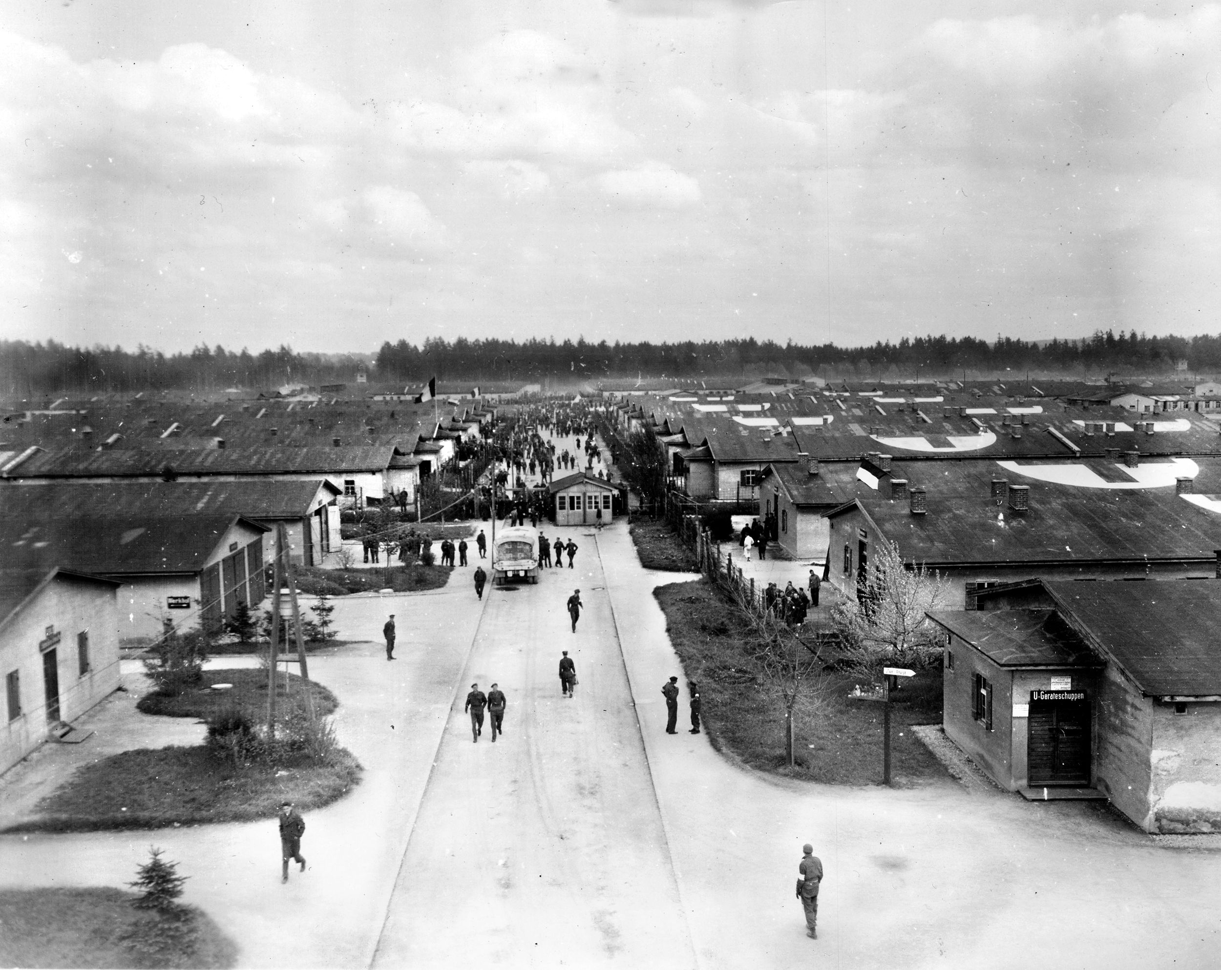 Nearly a year after the “great escape,” from Stalag Luft III, Ben Ernst and many of the other prisoners were moved to the larger—but overcrowded—Stalag VII-A, near Munich. It held over 100,000 prisoners at one point.