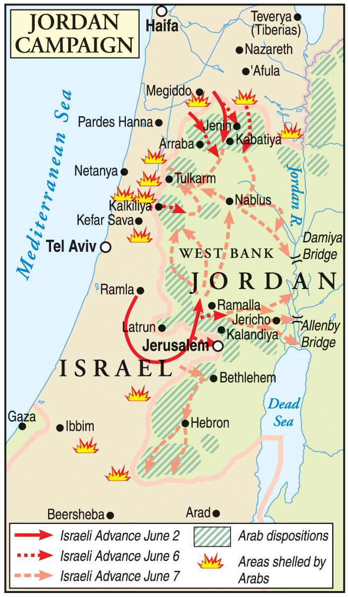 In the north, Israelis punched into the West Bank on both sides of Jenin and fought to take the important crossroads.