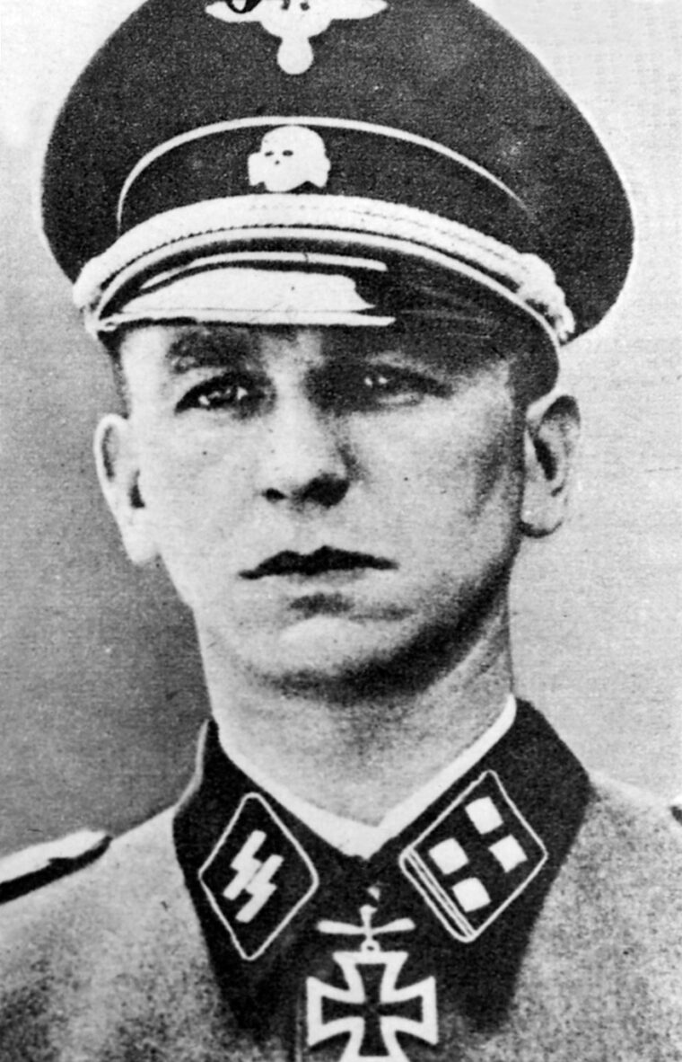 SS Brigadeführer Kurt Meyer earned the nickname “Panzer.”