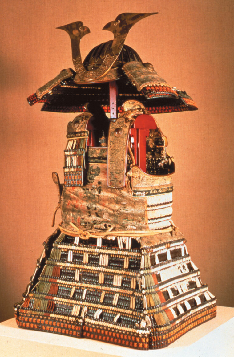 Japanese armor of the Yoroi type from the early 14th century.