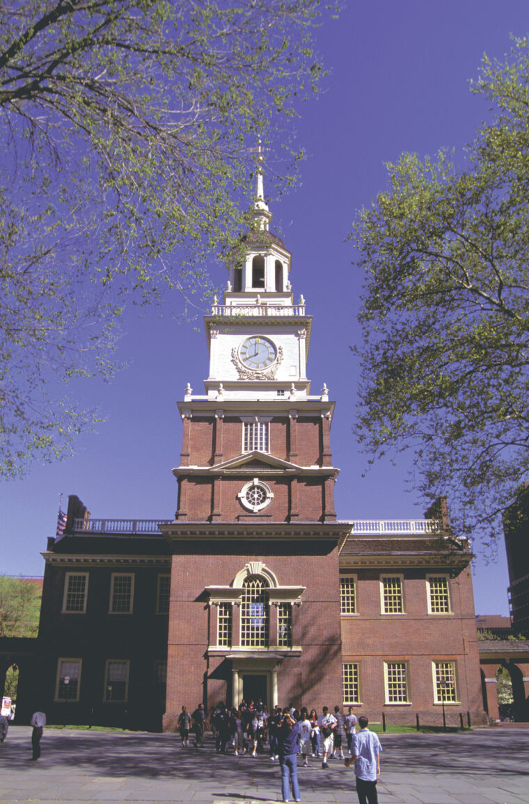 Independence Hall is the birthplace the United States Declaration of Independence, which formalized the revolt of the American British colonies  against their mother country. 
