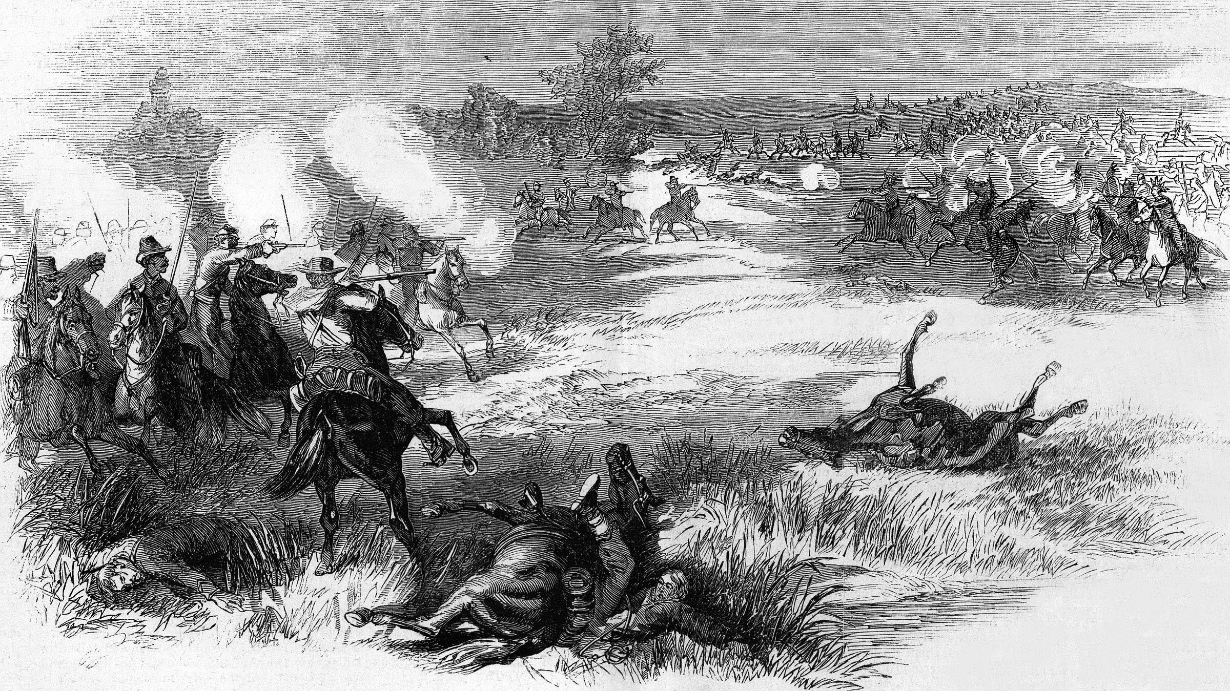 In August, 1840, Chief Buffalo Hump led a band of 500 Comanches that looted the coastal towns of Victoria and Linnville, Texas, burning the latter to the ground.  As the Comanche were heading back west, a posse of Texas Rangers and militia caught up with them as they crossed Plum Creek, near present-day Lockhart, Texas. An estimated 25-80 Comanche were killed, the rest fled to West Texas. The pursuers reported one dead, and seven wounded.