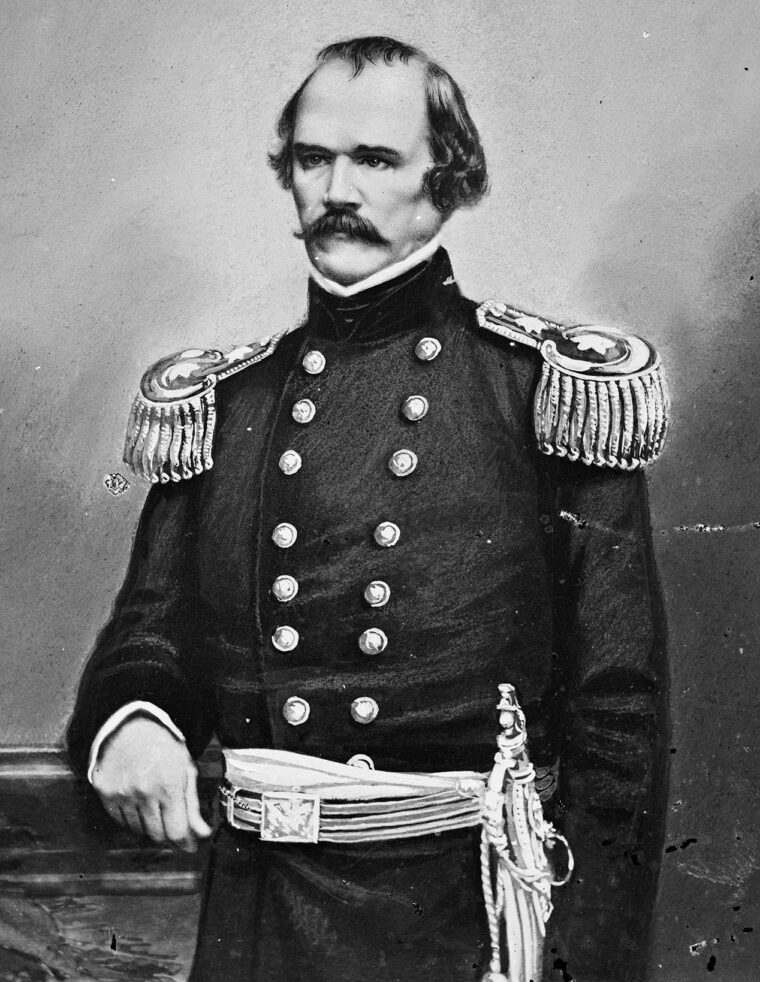 Albert Sydney Johnston served as the Texas Secretary of War, and later in the Confederacy.