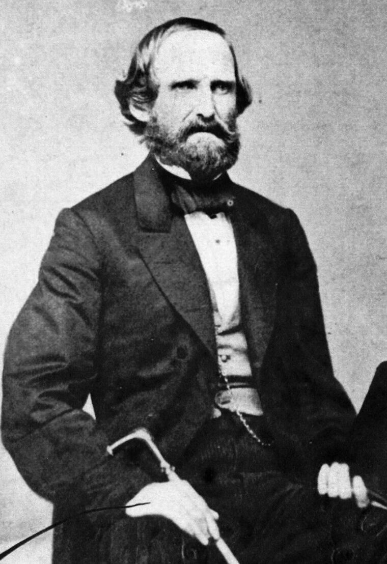 Ben McCulloch served in the U.S. Army during the war with Mexico, was a Texas Ranger, and later a Confederate general.