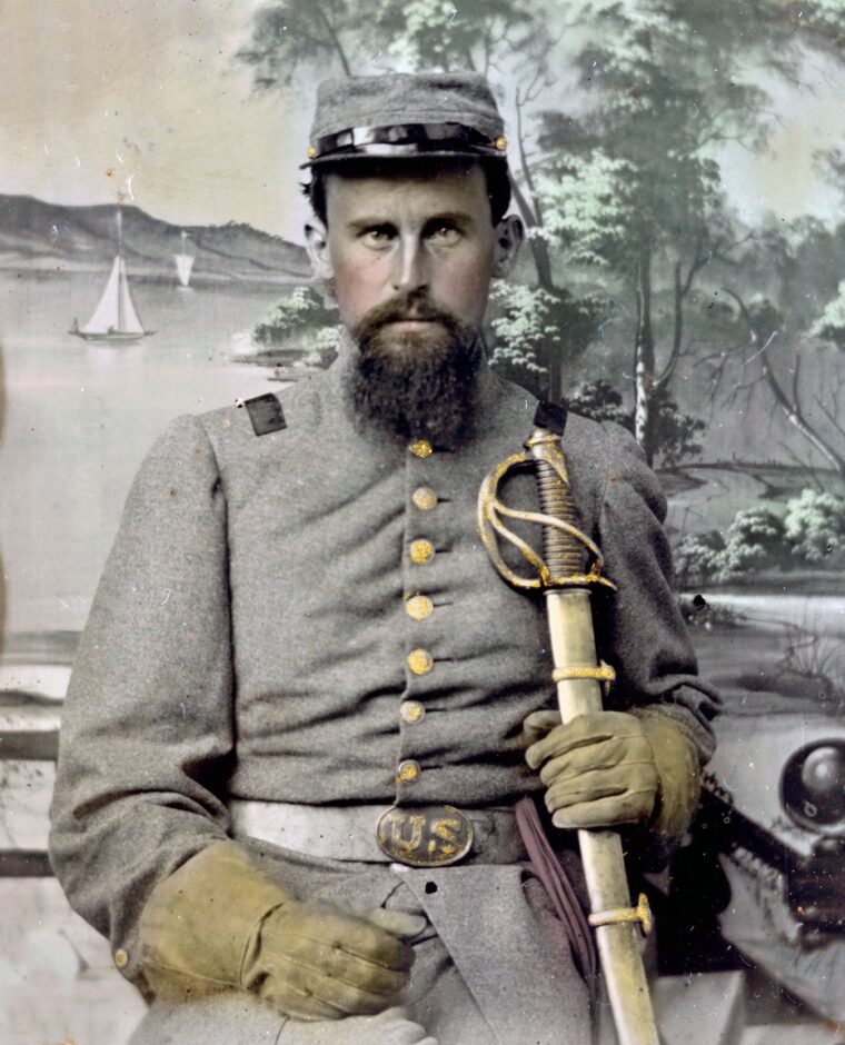 Lieutenant Robert Pryor James of Co. E, 20th North Carolina Infantry Regiment. The 20th was part of Iverson’s Brigade that fought house to house in Hagerstown.
