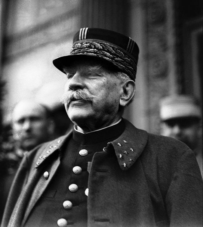 French commander-in-chief, General Joseph Jacques Césaire Joffre.