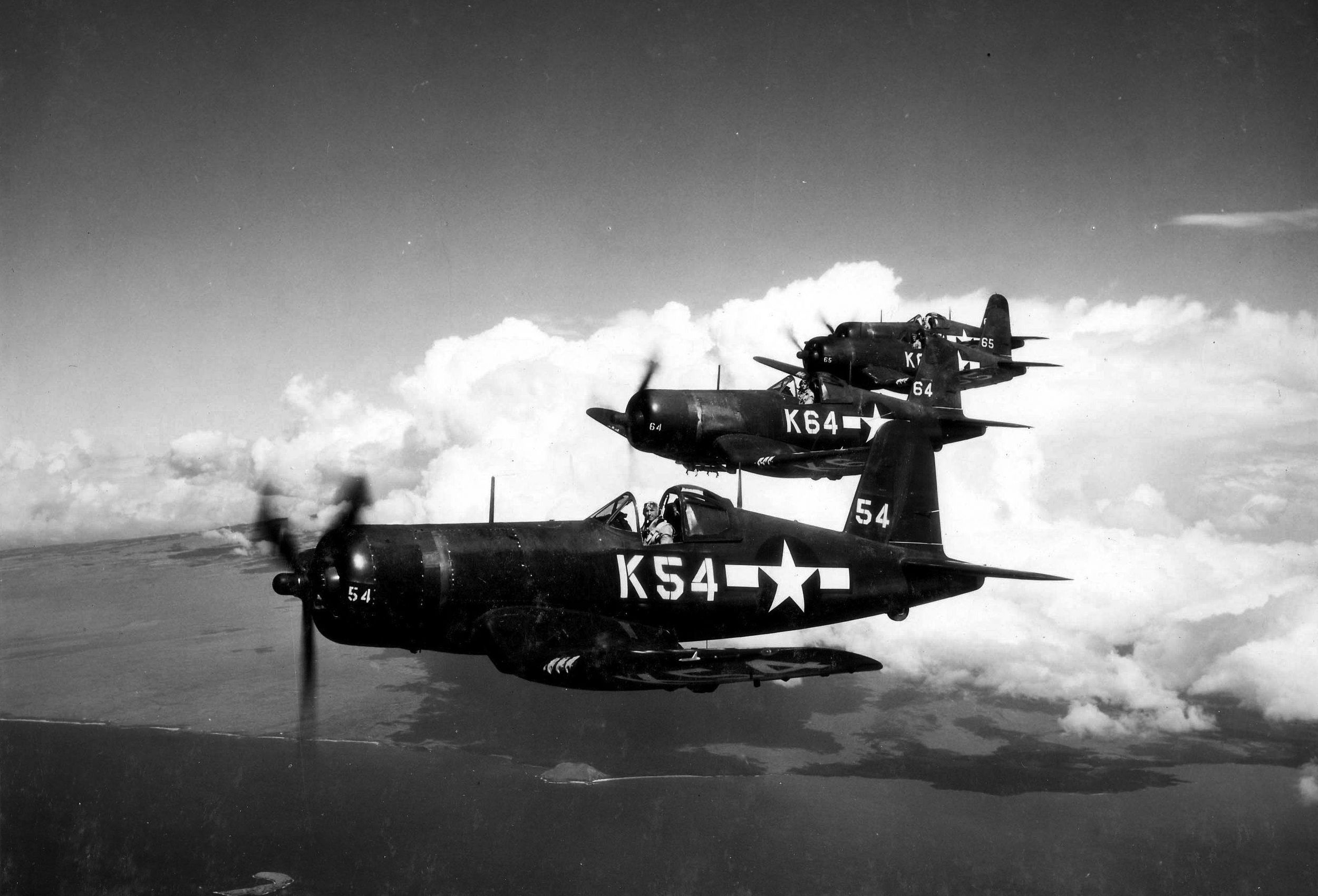 At Naval Air Station Anacostia, D.C., test pilot Frederick Trapnell flew the Vought XF4U-1 Corsair to a then-U.S. record 402 mph. He then suggested changes to make it a better combat aircraft. The redesigned Corsair became a pilot favorite and achieved an 11-1 kill ratio in World War II. It remained in production for 11 years through four wars. 
