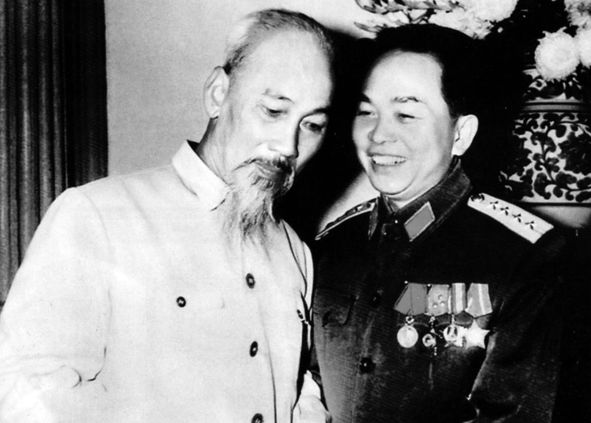 President Ho Chi Minh and General Vo Nguyen Giap.