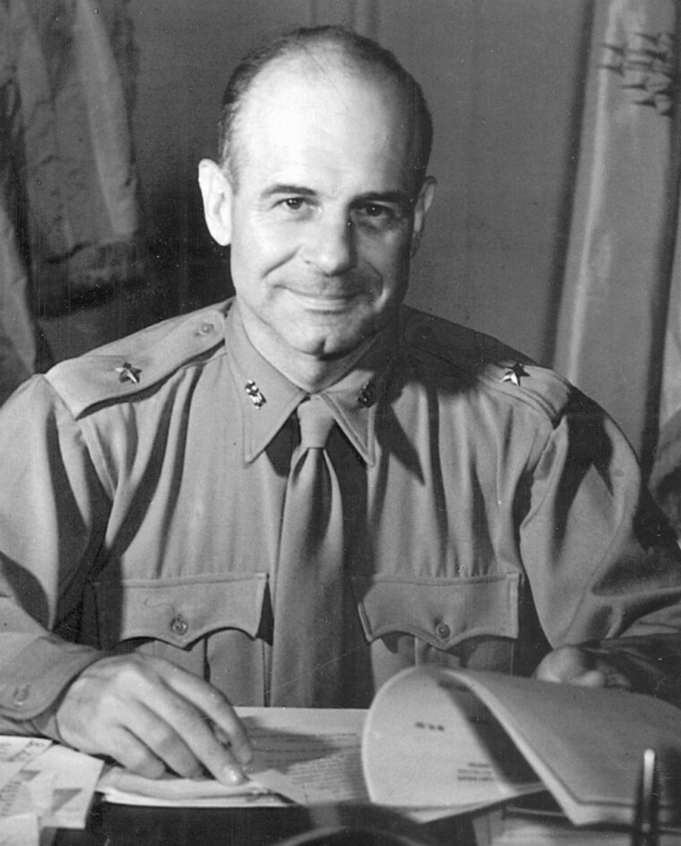 General Jimmy Doolittle, commander of the Eighth Air Force.