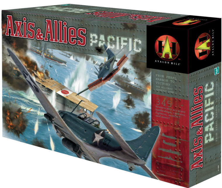 Axis & Allies Pacific is a recent spinoff of the classic board game from Avalon Hill, which covered all fronts of World War II.