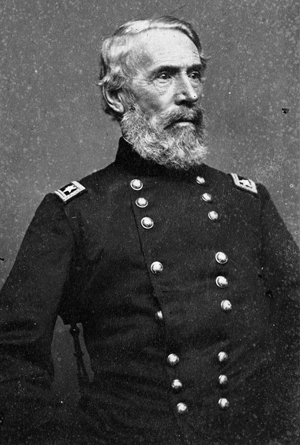 Colonel Edwin Sumner became the oldest Civil War field general.