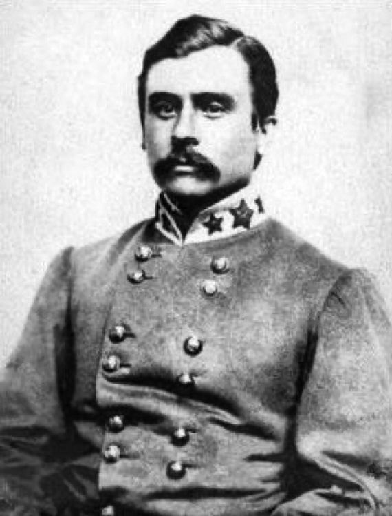 Capt. George Steuart, in the uniform of a Confederate Brigadier General, was raised in Baltimore, Maryland.  