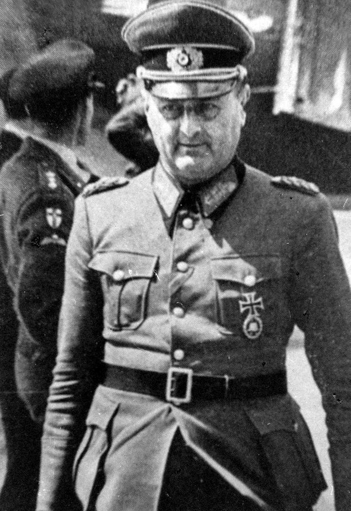 General Guenther Blumentritt commanded the German XII SS Corps during heavy fighting at the Siegfried Line and the Ruhr Pocket in the waning months of the war in Europe.