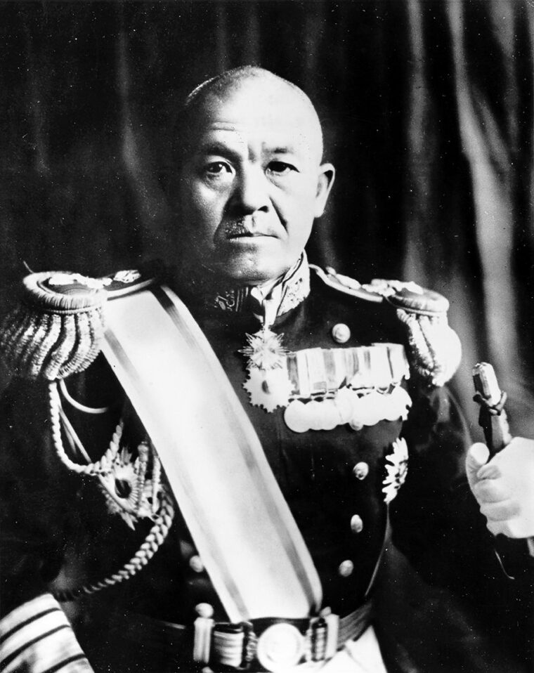 Vice Admiral Chuichi Nagumo committed suicide on the island of Saipan in the Marianas in 1944 after a long career in the Imperial Japanese Navy.