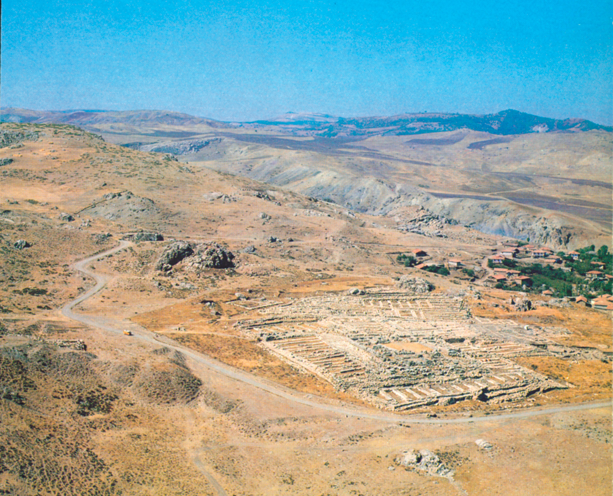 Hattusa, capital of the Hittite Empire, as it appears today. At the height of Hittite power it was one of the world's largest cities.