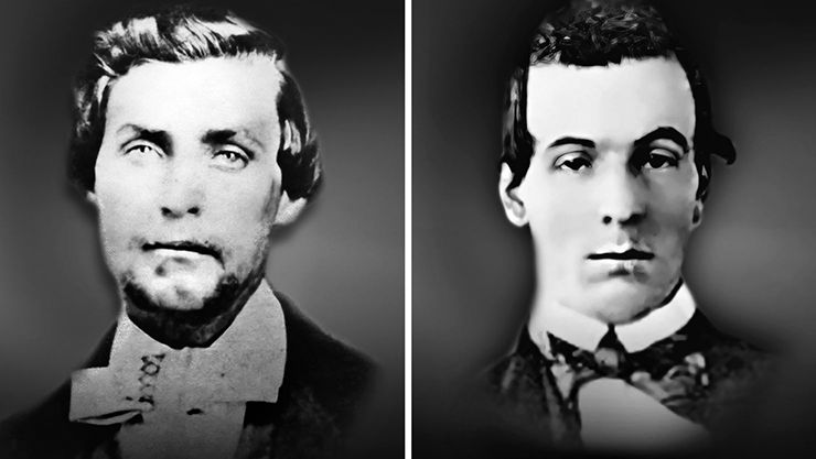 Privates Philip G. Shadrach (left) and George D. Wilson, hanged in 1862 for their part in the raid, received Medals of Honor in 2024. 