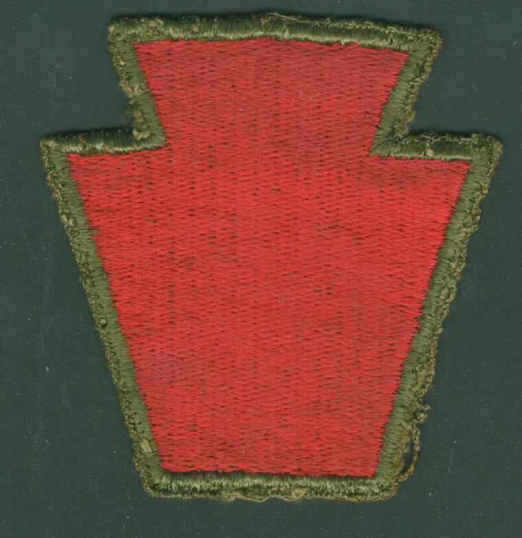 The 28th Division patch.