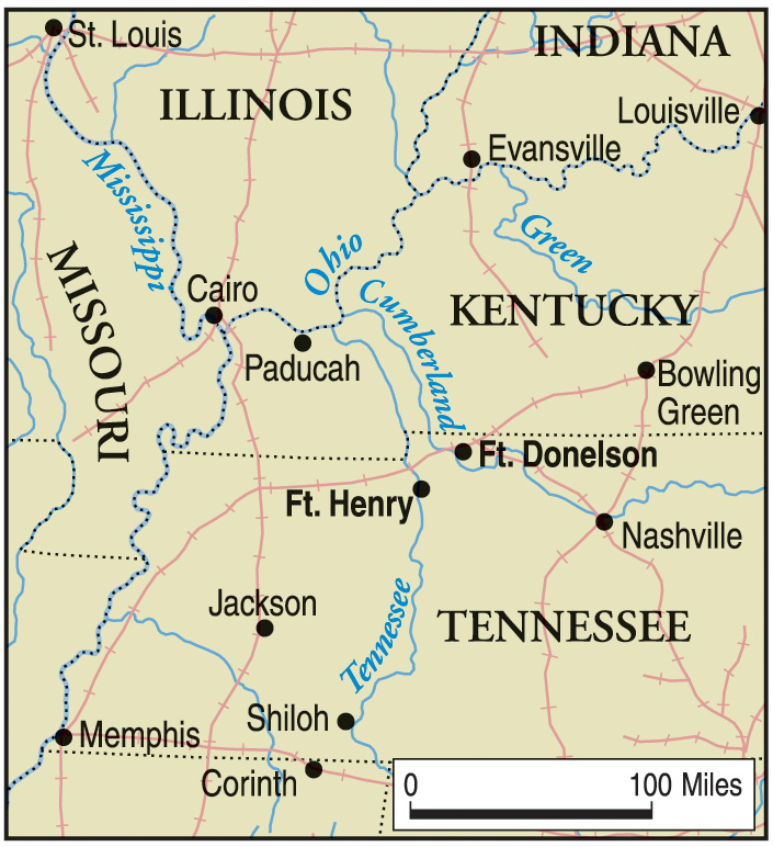The river approach was guarded by batteries located on a high bluff.
