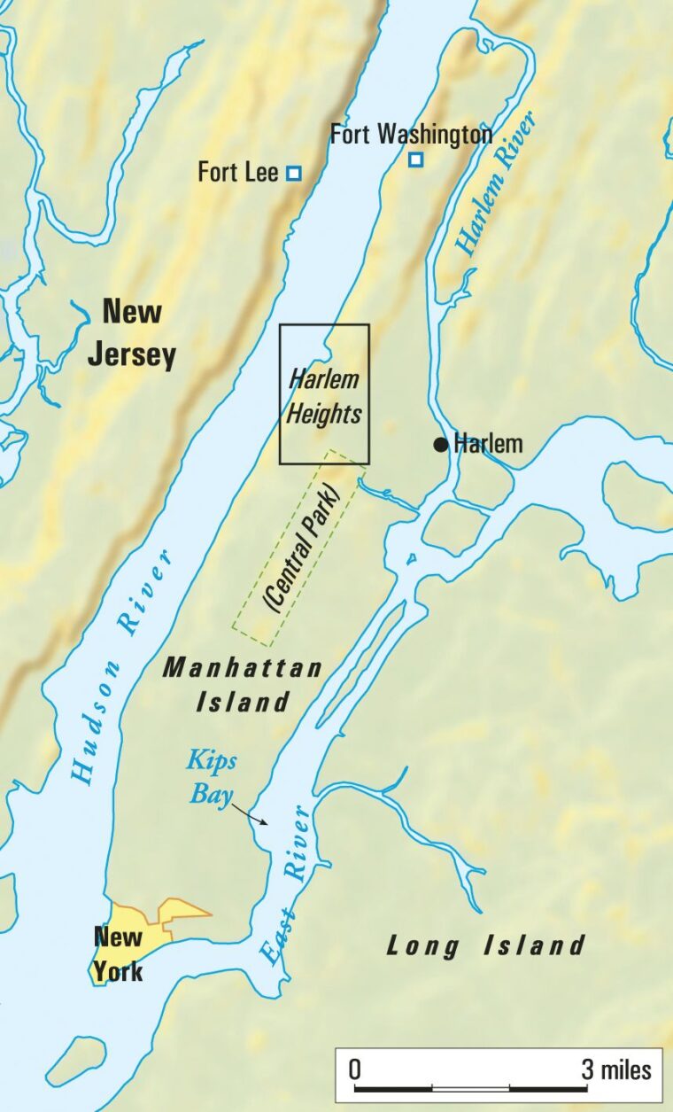 Part of the New York/New Jersey campaign of the American Revolutionary War, the Battle of Harlem Heights was fought on September 16, 1776.