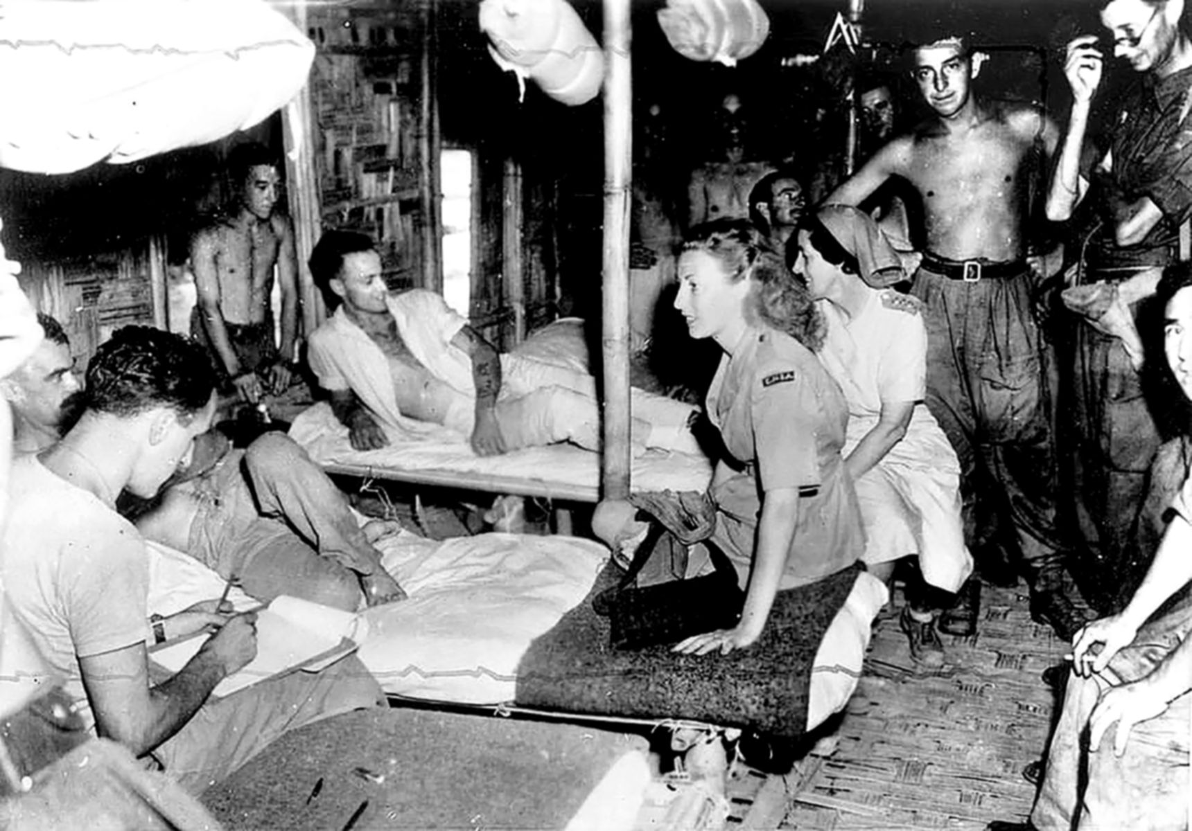 World War II British singing sensation Vera Lynn traveled 5,000 miles in 1944 to sing in person for Allied troops in Burma.
