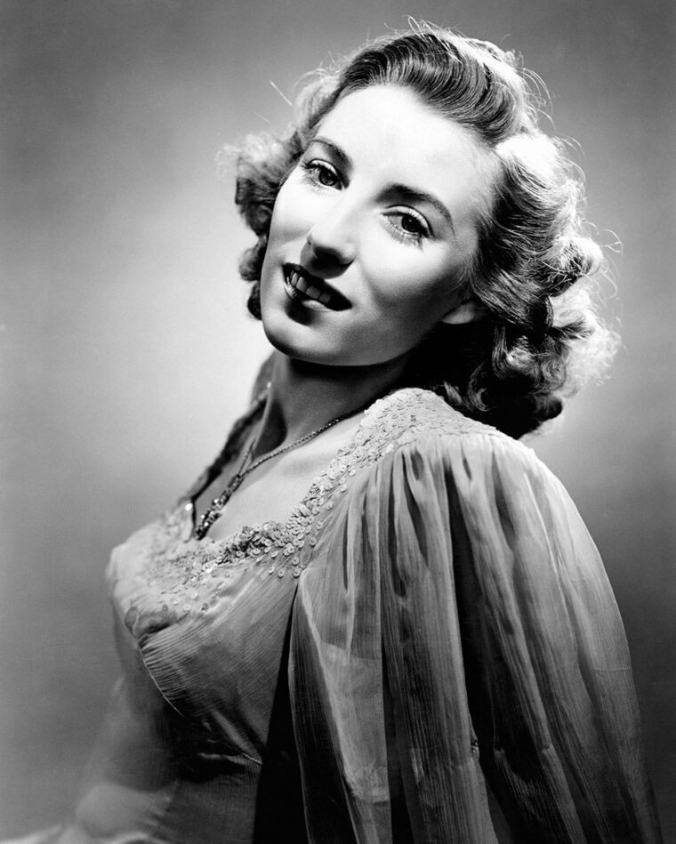 A 1943 publicity still for singer Vera Lynn, whose most popular song was “We’ll Meet Again.”