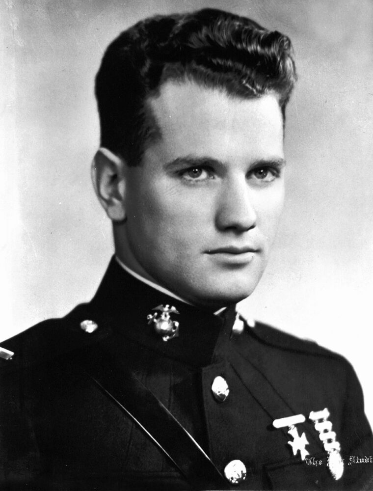 For exhibiting extreme courage by remaining at his post on Sand Island while wounded, Marine Lt. George Cannon received a posthumous Medal of Honor.