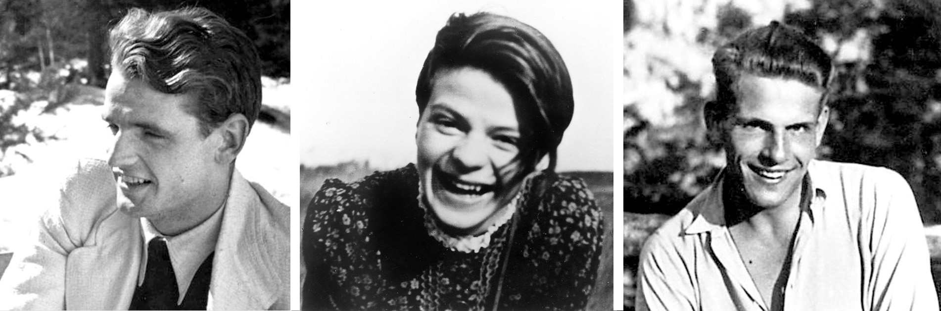 Guillotine used on February 22, 1943, at Munich’s Stadelheim Prison to behead Hans Scholl, Sophie Scholl and Christoph Probst (top row, from left).  