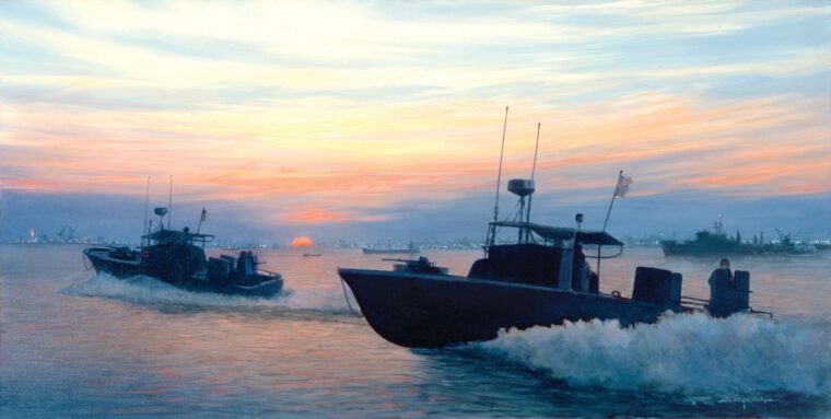 During the Iran-Iraq war (1980-88) both nations attacked commercial shipping in the Persian Gulf to disrupt supply to their enemy. Under Operation Earnest Will, the U.S. began sending naval patrols into the Gulf to offer protection for Kuwaiti shipping while trying to stay out of the conflict—until a U.S. Navy vessel hit an Iranian mine.