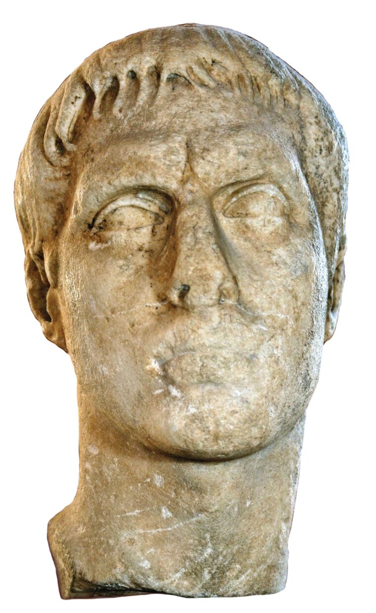 Bust of Roman general and politician Marcus Claudius Marcellus, known as “the Sword of Rome.” 