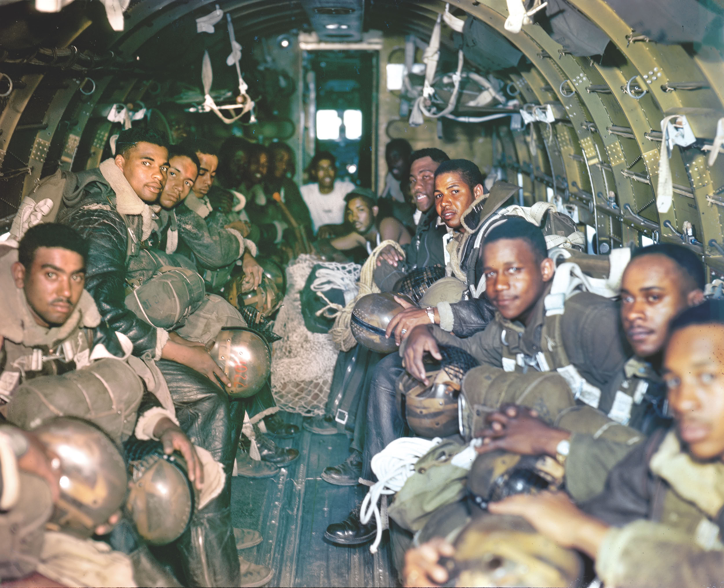 Known as the “Triple Nickles,” the all-Black 555th Parachute Infantry Battalion did not see combat during World War II. In April 1945, they were posted to Oregon as “smoke jumpers” to fight fires started by Japanese Fu-Go incendiary “balloon bombs.”