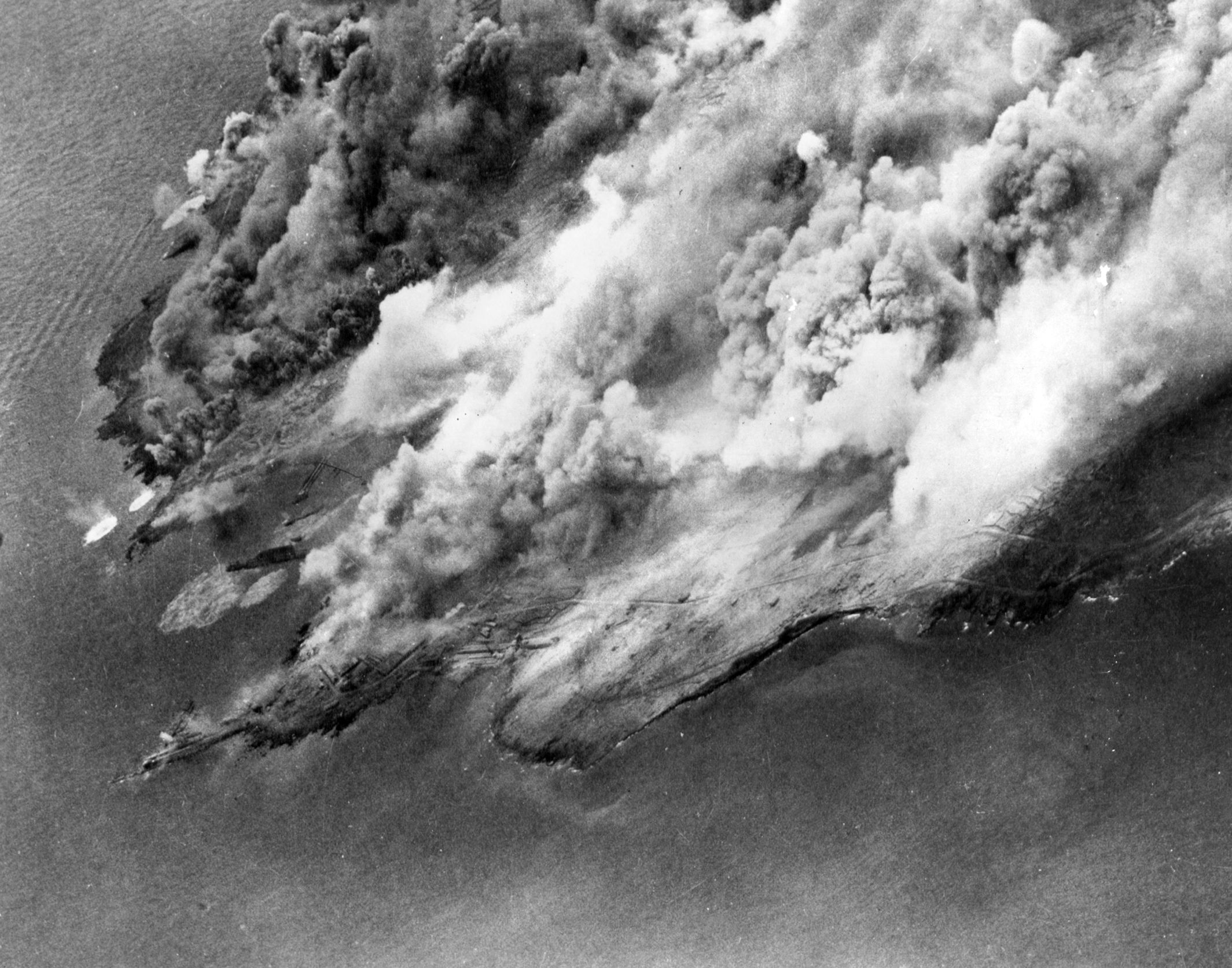 In early June 1943, Lt. Charles B. Hall and fellow Tuskegee Airmen flew their first combat missions during Allied bombardment raids against the Italian island of Pantelleria, dropping 500-pound bombs from their P-40 Warhawks.
