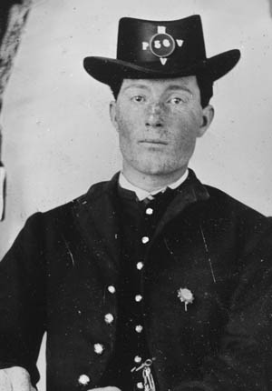 Corporal John I. Guigher, right, of Company I, 56th Pennsylvania, helped support the Black Hat Brigade.Corporal John I. Guigher, right, of Company I, 56th Pennsylvania, helped support the Black Hat Brigade.