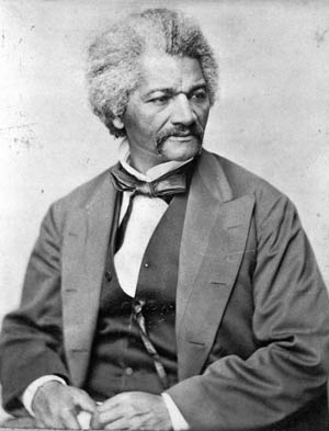 Abolitionist leader and former slave Frederick Douglass.