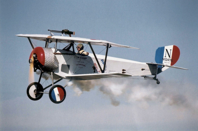 The Dawn Patrol, a World War I Fly-In, takes place every other year.