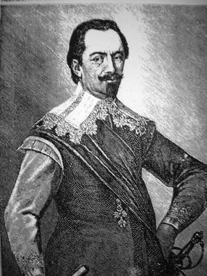 Bohemia-born Duke Albrecht von Wallenstein at the height of his power.