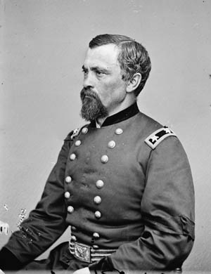 Colonel August Kautz, whose men eventually caught up with the elusive Confederate leader at Buffington Island, Ohio.