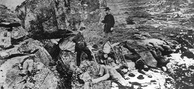 Named by locals, the Devil’s Den at Gettysburg certainly saw the Devil’s work as Blue and Gray fought desperately among the boulders.