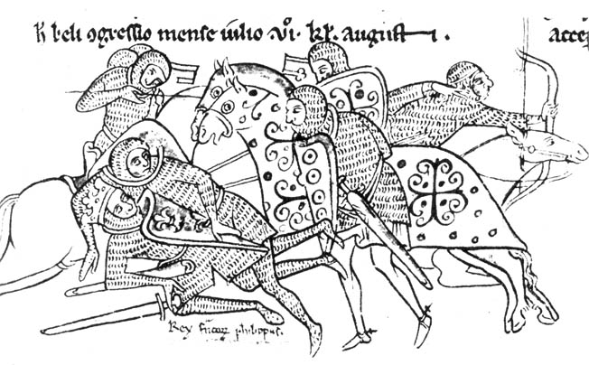 A coalition bent on destroying France’s Philip II invaded Flanders in July 1214. Marching along were French barons with a score to settle.