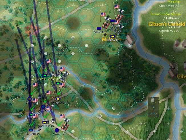 As a turn-based strategy game, Matrix's Brother Against Brother: The Drawing of the Sword attempts to simulate the Civil War at the regimental level.