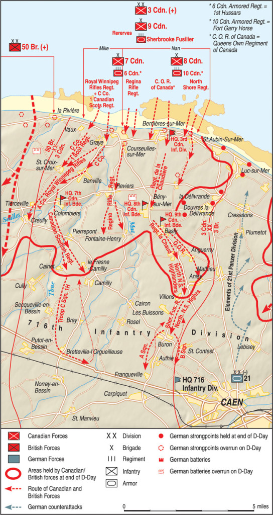 D-Day+1: Canadians at the Battle of Buron and Authie - Warfare History ...