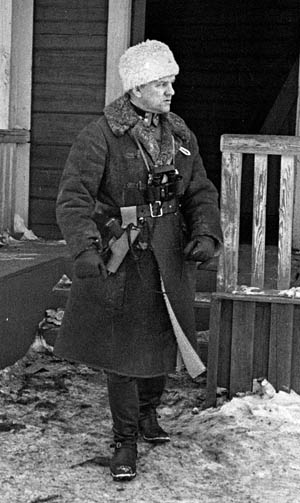 Lieutenant Colonel Aaro Pajari commanded the Finnish Army Regiment JR-16 during the bitter fighting around Tolvajärvi.