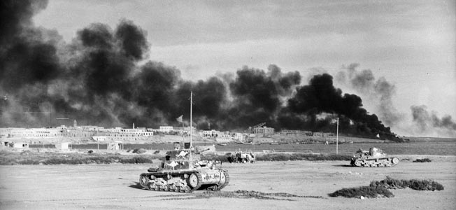 The siege of Tobruk and its fall to Rommel’s “Afrika Korps” Siege resulted in disaster for the British Army in North Africa.
