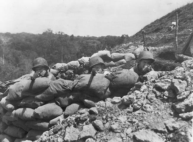 In the early battles for Guadalcanal, U.S. Marines handed the Imperial Japanese Army its first taste of defeat at the Battle of Bloody Ridge.