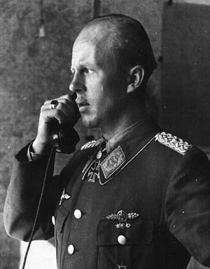 Lieutenant Colonel Dietrich Hrabak commanded JG 52. Hrabak scored 109 aerial victories during World War II. 