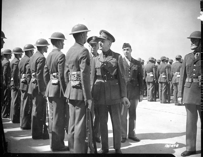 The body of Field Marshal Sir John Dill is laid to rest in Arlington National Cemetery. Among the honorary pallbearers were General Marshall, Chief of Naval Operations Admiral Ernest J. King, Air Corps Chief General Henry “Hap” Arnold, Admiral William D. Leahy, Chief of Staff to the Commander in Chief, and General Brehon Somervell, commander of Army Service Forces.