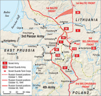 Восточно прусская операция карта