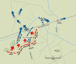 At the First Battle of Bull Run during July 1861, the Federals had a good plan that very nearly worked…