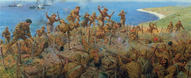 As Allied forces hunkered down on the shell-wracked beaches of the Gallipoli Peninsula, Turkish forces rallied to defend their homeland.